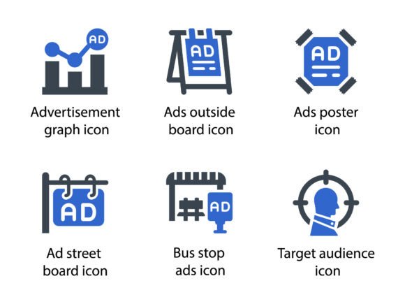 Ads Marketing Icon Set 5: A Versatile Tool for Modern Design Workflows