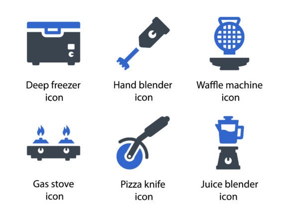 Appliances Icon Set 4: A Comprehensive Guide to Design Flexibility