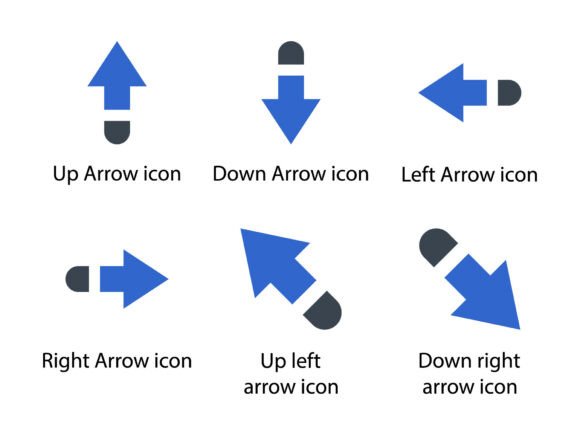 Arrows Icon Set 1: A Versatile Design Tool for Every Project