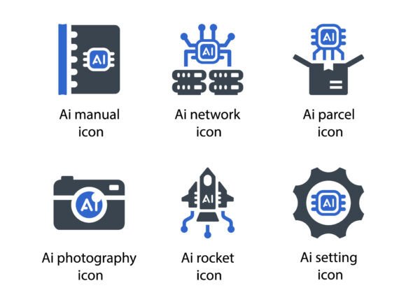 Artificial Intelligence Icon Set 6: A Comprehensive Overview