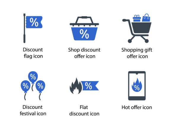 Black Friday Icon Set 10: A Design Essential for Modern Creatives