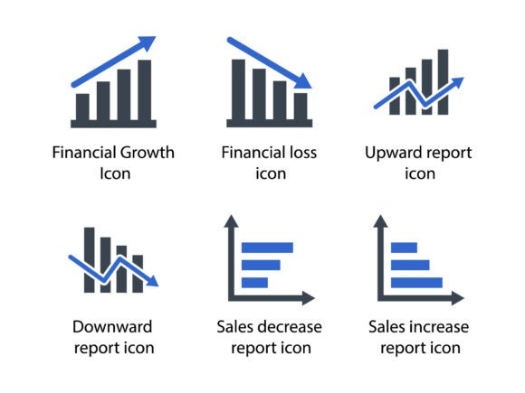 Business Graph Icon Set 2: A Powerful Tool for Visual Communication
