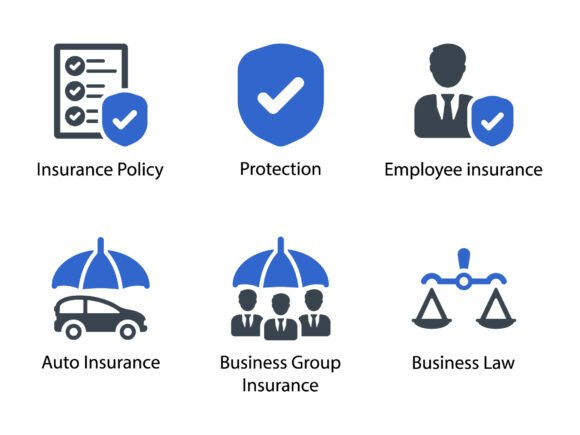 Business Insurance Icon Set 1