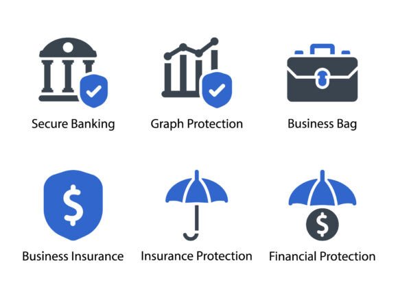 Business Insurance Icon Set 2: A Versatile Resource for Designers and Businesses