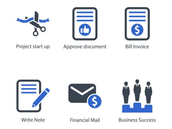 Business Office Icon Set 15: Essential Design Tools