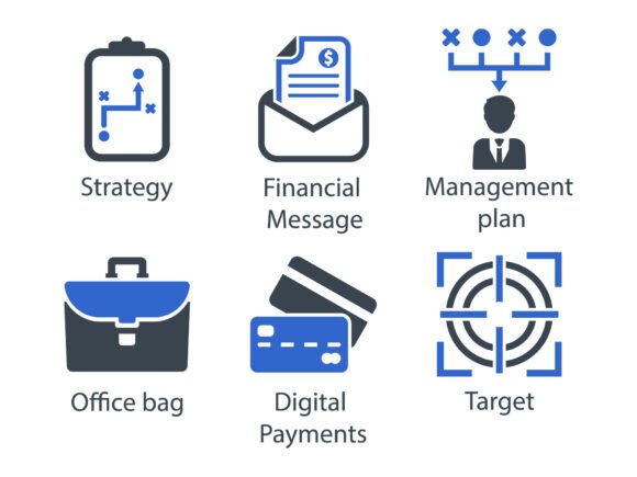 Business Office Icon Set 8: A Versatile Tool for Modern Design Projects