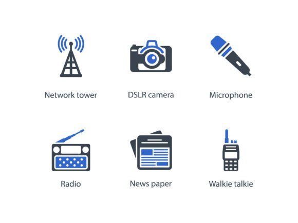 Communication Icon Set 4: A Versatile Tool for Modern Design Workflows