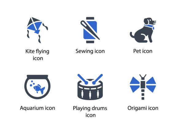 Discover the Power of Hobbies Icon Set 6 in Modern Design
