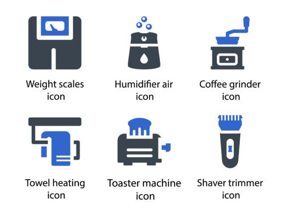 Enhancing Design Projects with the Appliances Icon Set 8