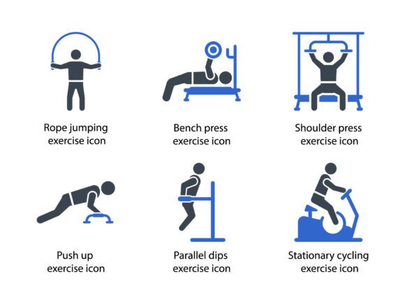 Enhancing Visual Communication with Fitness Gym Icon Set 3