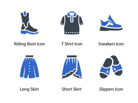 Exploring the Versatility of the Clothes Fashion Icon Set 4 in Design Projects