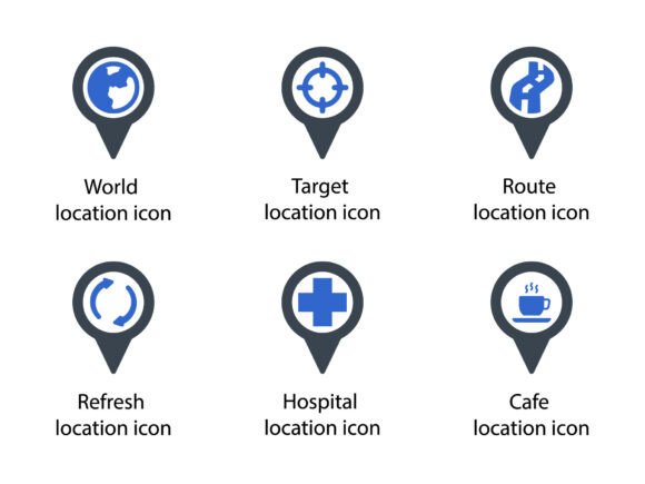 Location Pin Icon Set 1: Strategic Design for Better Communication and Branding