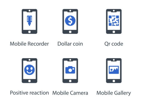 Mobile Function Icon Set 7: A Versatile Toolkit for Modern Designers