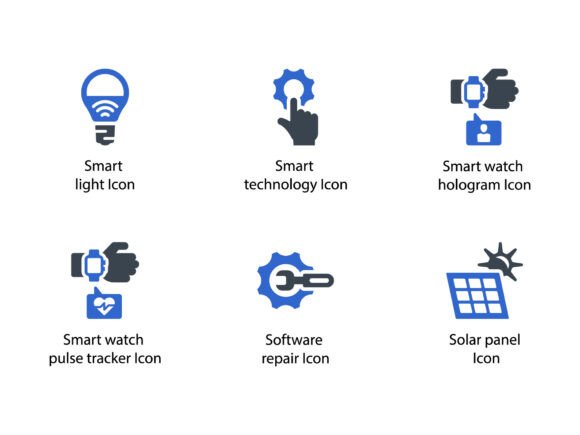 Modern Technologies Icon Set 14