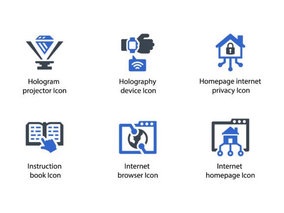 Modern Technologies Icon Set 9