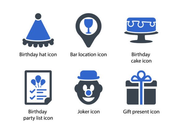 Party Celebration Icon Set 3: A Versatile Tool for Designers and Developers